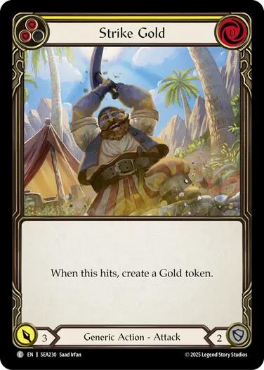 Strike Gold (Yellow) [SEA230] (High Seas) | Shuffle n Cut Hobbies & Games