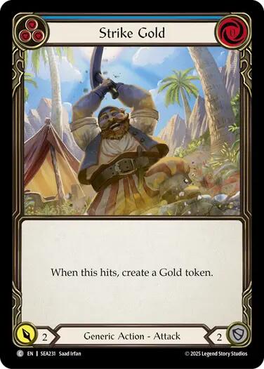Strike Gold (Blue) [SEA231] (High Seas) | Shuffle n Cut Hobbies & Games