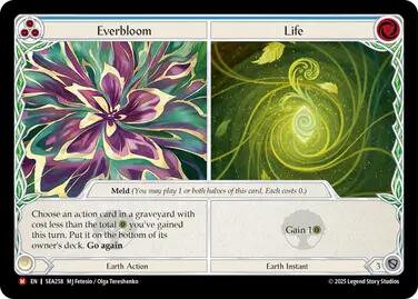 Everbloom // Life [SEA258] (High Seas)  Rainbow Foil | Shuffle n Cut Hobbies & Games