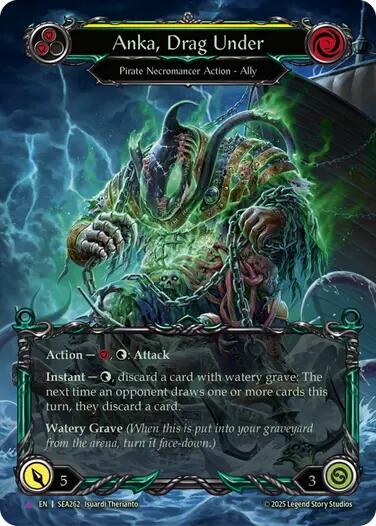 Anka, Drag Under [SEA262] (High Seas)  Cold Foil | Shuffle n Cut Hobbies & Games