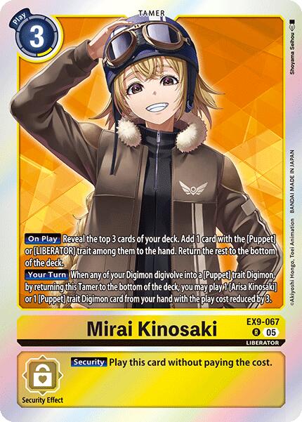 Mirai Kinosaki [EX9-067] [Versus Monsters] | Shuffle n Cut Hobbies & Games