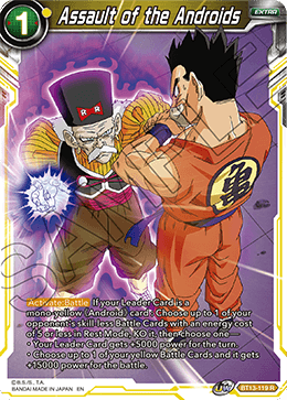 Assault of the Androids (Rare) (BT13-119) [Supreme Rivalry] | Shuffle n Cut Hobbies & Games