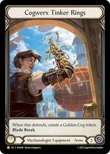 Cogwerx Tinker Rings (Treasure) [SEA008] (High Seas)  Cold Foil | Shuffle n Cut Hobbies & Games