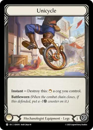 Unicycle (Treasure) [SEA010] (High Seas)  Cold Foil | Shuffle n Cut Hobbies & Games