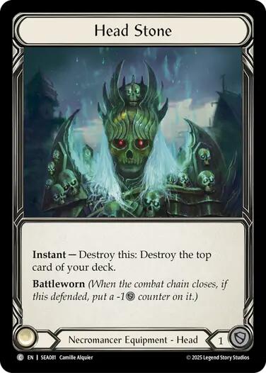 Head Stone (Treasure) [SEA081] (High Seas)  Cold Foil | Shuffle n Cut Hobbies & Games
