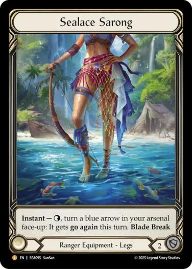 Sealace Sarong (Treasure) [SEA095] (High Seas)  Cold Foil | Shuffle n Cut Hobbies & Games