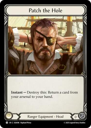 Patch the Hole (Treasure) [SEA096] (High Seas)  Cold Foil | Shuffle n Cut Hobbies & Games