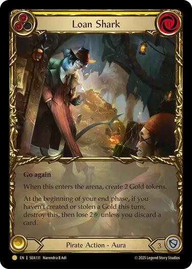Loan Shark (Treasure) [SEA131] (High Seas)  Cold Foil | Shuffle n Cut Hobbies & Games