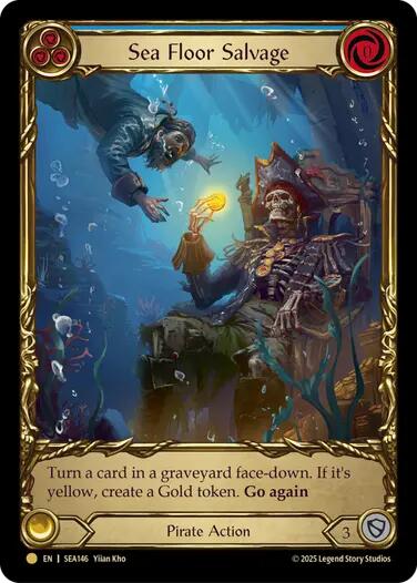Sea Floor Salvage (Treasure) [SEA146] (High Seas)  Cold Foil | Shuffle n Cut Hobbies & Games