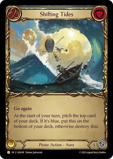 Shifting Tides (Treasure) [SEA148] (High Seas)  Cold Foil | Shuffle n Cut Hobbies & Games