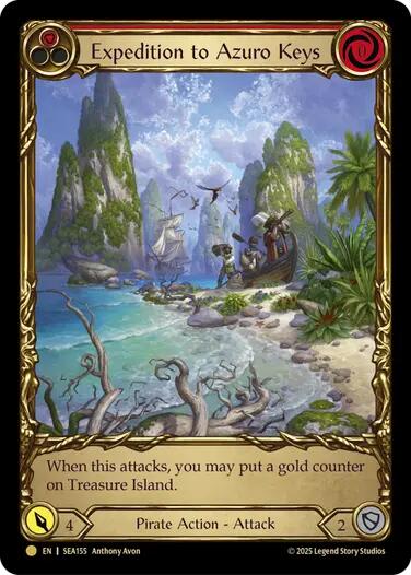 Expedition to Azuro Keys (Treasure) [SEA155] (High Seas)  Cold Foil | Shuffle n Cut Hobbies & Games