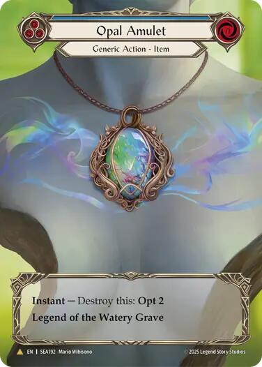 Opal Amulet (Treasure) [SEA192] (High Seas)  Cold Foil | Shuffle n Cut Hobbies & Games