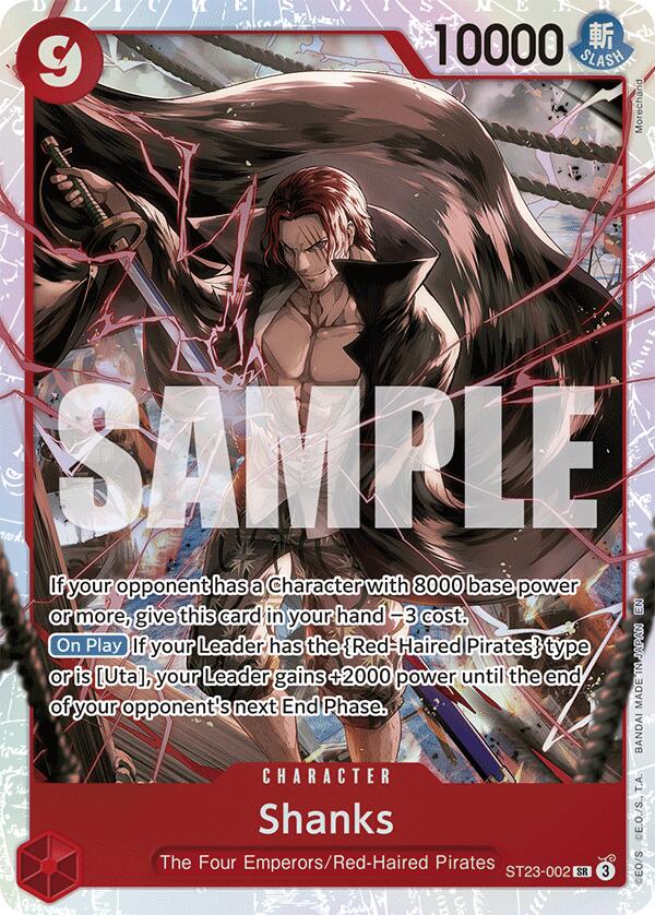 Shanks (002) [Starter Deck: Red Shanks] | Shuffle n Cut Hobbies & Games