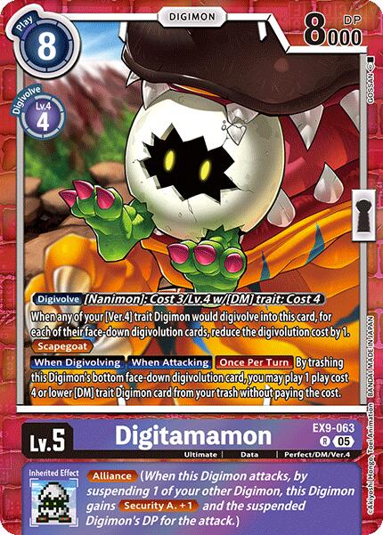 Digitamamon [EX9-063] [Versus Monsters] | Shuffle n Cut Hobbies & Games