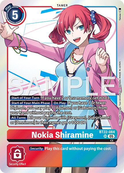 Nokia Shiramine [BT22-084] [Cyber Eden] | Shuffle n Cut Hobbies & Games
