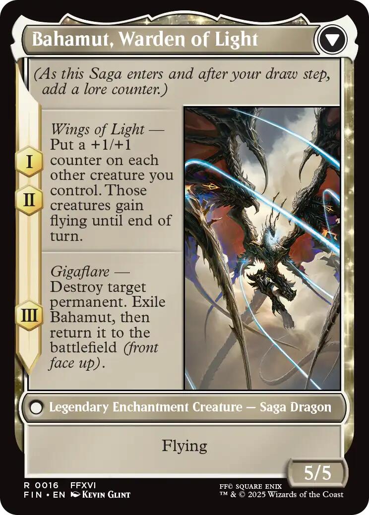 Dion, Bahamut's Dominant // Bahamut, Warden of Light [FINAL FANTASY] | Shuffle n Cut Hobbies & Games