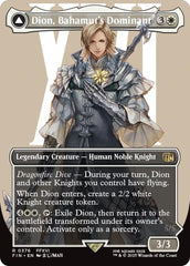 Dion, Bahamut's Dominant // Bahamut, Warden of Light (Borderless) [FINAL FANTASY] | Shuffle n Cut Hobbies & Games