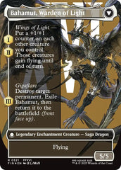 Dion, Bahamut's Dominant // Bahamut, Warden of Light (Borderless) (Surge Foil) [FINAL FANTASY] | Shuffle n Cut Hobbies & Games