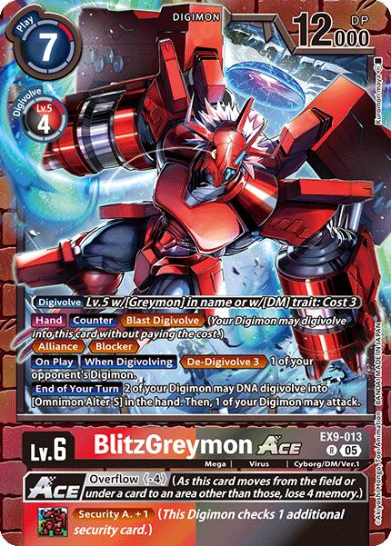 BlitzGreymon ACE [EX9-013] [Versus Monsters] | Shuffle n Cut Hobbies & Games