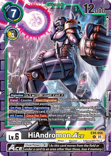 HiAndromon ACE [EX9-056] [Versus Monsters] | Shuffle n Cut Hobbies & Games