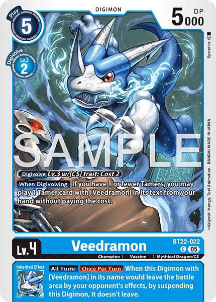 Veedramon [BT22-022] [Cyber Eden] | Shuffle n Cut Hobbies & Games