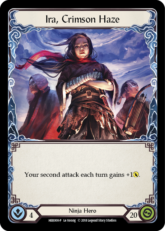 Ira, Crimson Haze [HER000-P] (Promo)  1st Edition Cold Foil | Shuffle n Cut Hobbies & Games