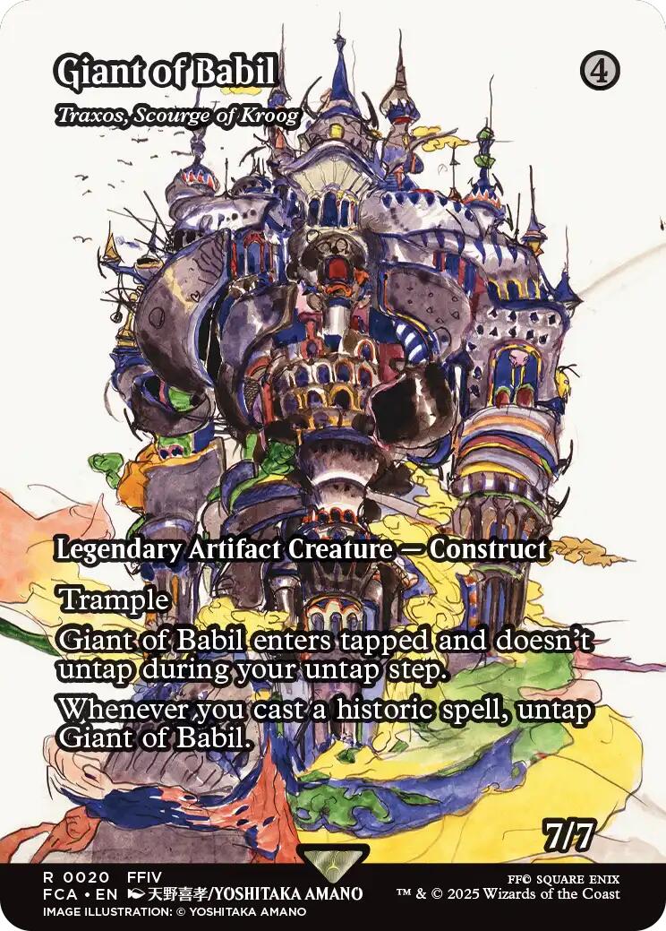 Giant of Babil - Traxos, Scourge of Kroog (Showcase) [FINAL FANTASY : Through the Ages] | Shuffle n Cut Hobbies & Games
