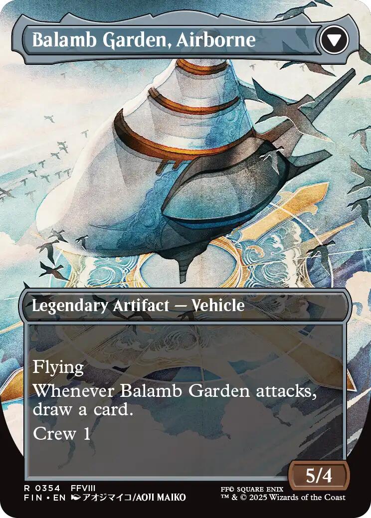 Balamb Garden, SeeD Academy // Balamb Garden, Airborne (Borderless) [FINAL FANTASY] | Shuffle n Cut Hobbies & Games