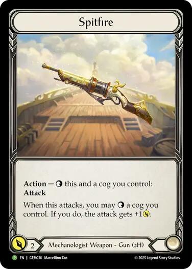 Spitfire [GEM036] (GEM Pack 2)  Cold Foil | Shuffle n Cut Hobbies & Games