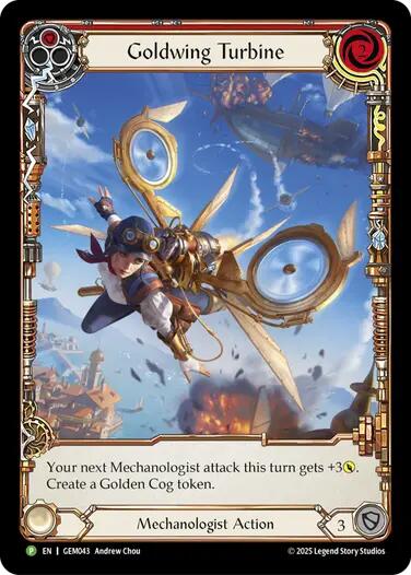 Goldwing Turbine (Red) [GEM043] (GEM Pack 2) | Shuffle n Cut Hobbies & Games