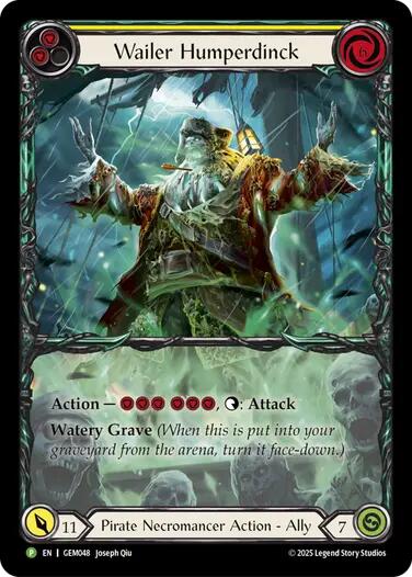 Wailer Humperdinck [GEM048] (GEM Pack 2)  Rainbow Foil | Shuffle n Cut Hobbies & Games