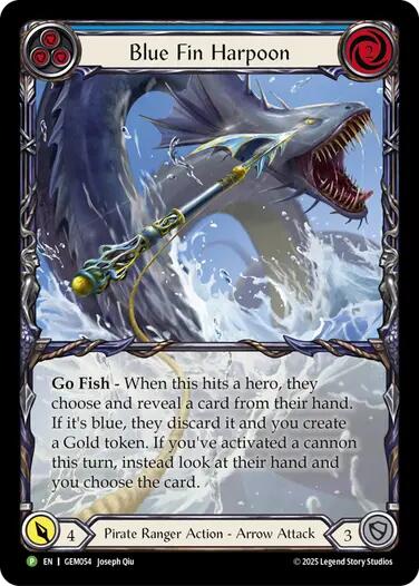 Blue Fin Harpoon [GEM054] (GEM Pack 2) | Shuffle n Cut Hobbies & Games