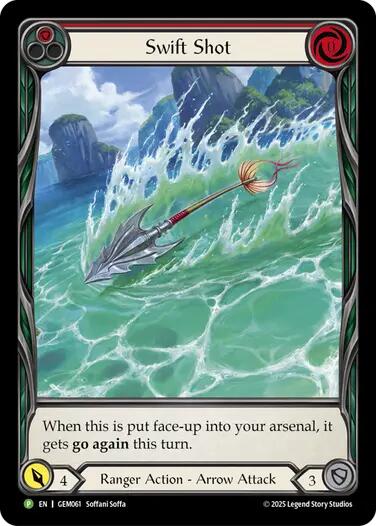 Swift Shot [GEM061] (GEM Pack 2)  Rainbow Foil | Shuffle n Cut Hobbies & Games