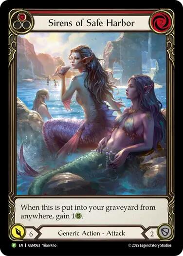 Sirens of Safe Harbor (Red) [GEM063] (GEM Pack 2) | Shuffle n Cut Hobbies & Games