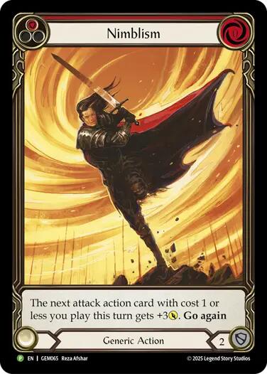 Nimblism (Red) [GEM065] (GEM Pack 2) | Shuffle n Cut Hobbies & Games