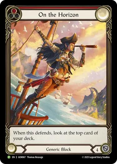 On the Horizon (Red) [GEM067] (GEM Pack 2) | Shuffle n Cut Hobbies & Games