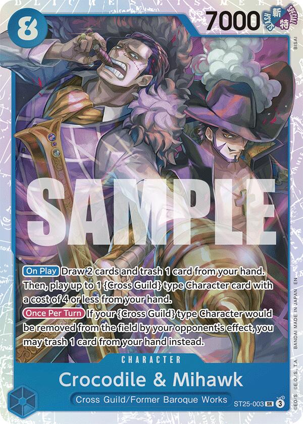 Crocodile & Mihawk [Starter Deck: Blue Buggy] | Shuffle n Cut Hobbies & Games