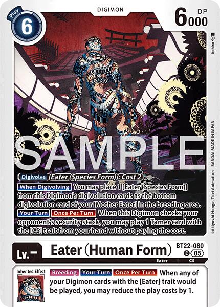 Eater [BT22-080] (Human Form) [Cyber Eden] | Shuffle n Cut Hobbies & Games