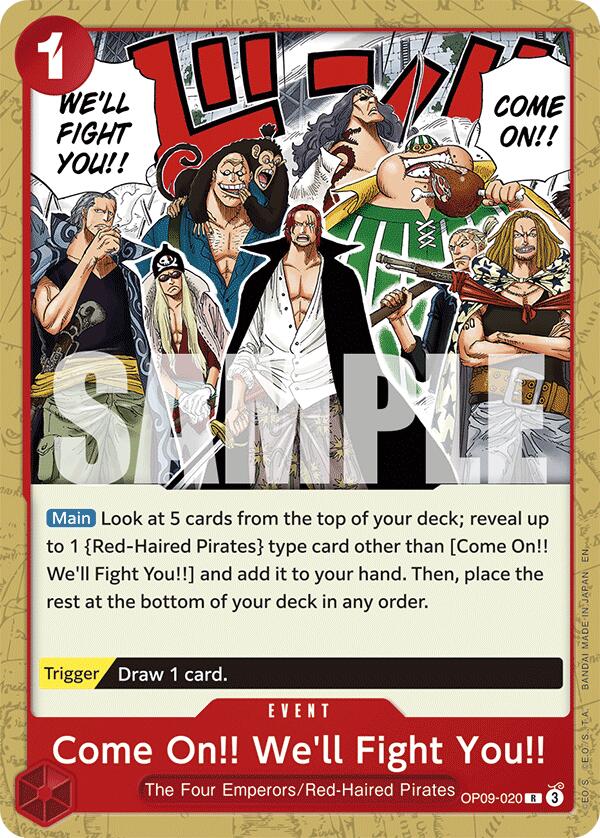 Come On!! We'll Fight You!! (Reprint) [Starter Deck: Red Shanks] | Shuffle n Cut Hobbies & Games