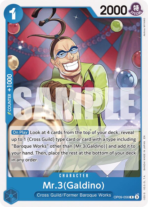 Mr.3(Galdino) (Reprint) [Starter Deck: Blue Buggy] | Shuffle n Cut Hobbies & Games