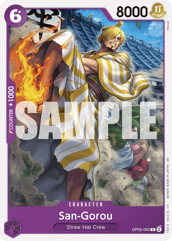 San-Gorou (Reprint) [Starter Deck: Purple/Black Monkey.D.Luffy] | Shuffle n Cut Hobbies & Games