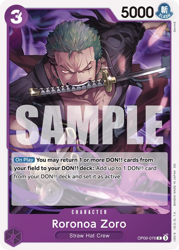 Roronoa Zoro (Reprint) [Starter Deck: Purple/Black Monkey.D.Luffy] | Shuffle n Cut Hobbies & Games