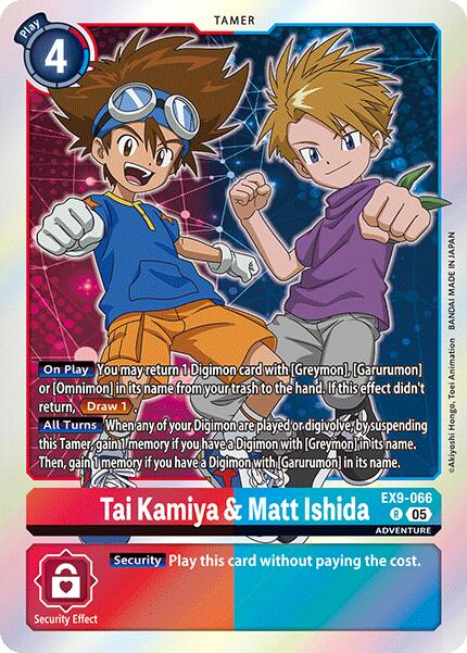Tai Kamiya & Matt Ishida [EX9-066] [Versus Monsters] | Shuffle n Cut Hobbies & Games