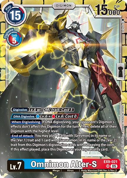 Omnimon Alter-S [EX9-021] [Versus Monsters] | Shuffle n Cut Hobbies & Games