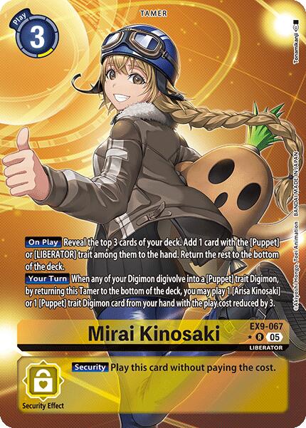 Mirai Kinosaki [EX9-067] (Alternate Art) [Versus Monsters] | Shuffle n Cut Hobbies & Games