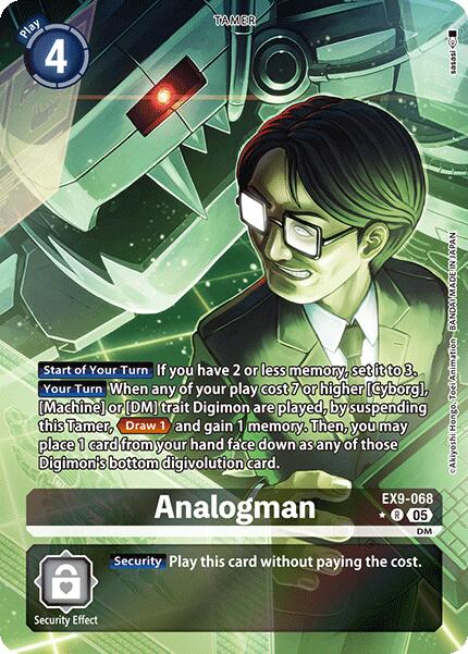 Analogman [EX9-068] (Alternate Art) [Versus Monsters] | Shuffle n Cut Hobbies & Games