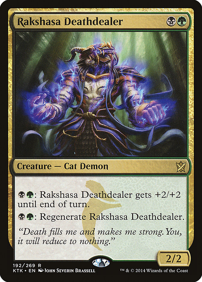 Rakshasa Deathdealer [Khans of Tarkir] | Shuffle n Cut Hobbies & Games
