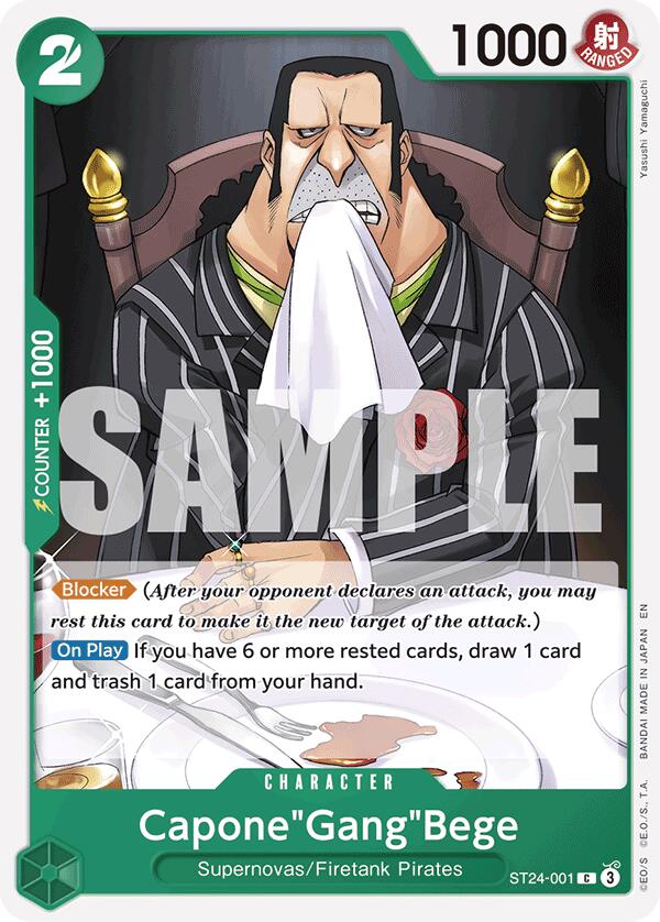 Capone"Gang"Bege [Starter Deck: GREEN Jewelry Bonney] | Shuffle n Cut Hobbies & Games