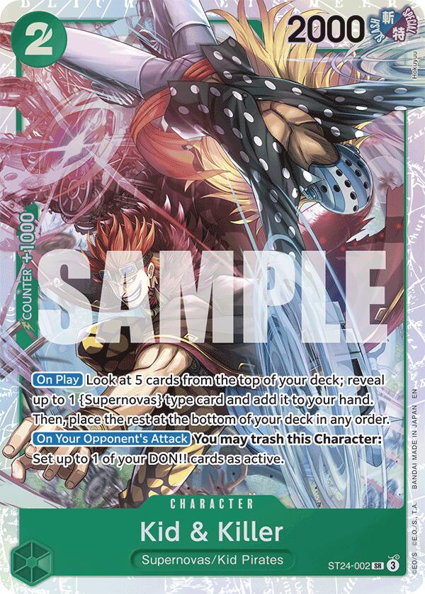 Kid & Killer [Starter Deck: GREEN Jewelry Bonney] | Shuffle n Cut Hobbies & Games
