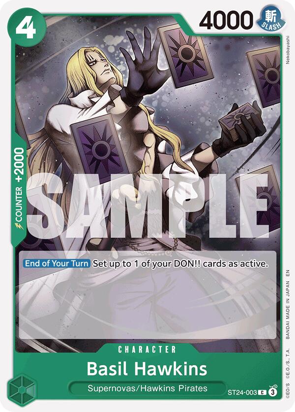 Basil Hawkins [Starter Deck: GREEN Jewelry Bonney] | Shuffle n Cut Hobbies & Games
